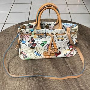 Disney Dooney & Bourke Sketch Tassel Tote Crossbody Bag